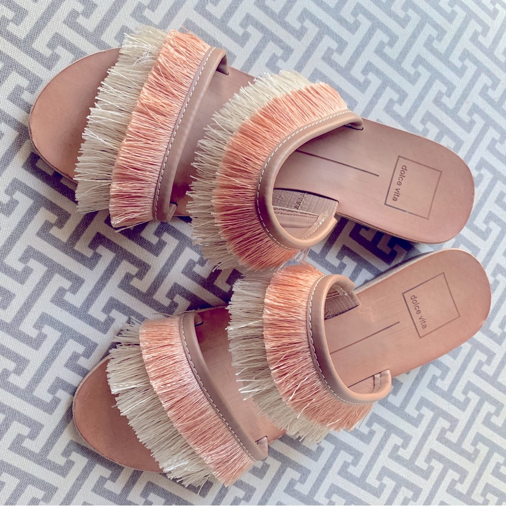 Dolce Vita fringe sandals 7.5
